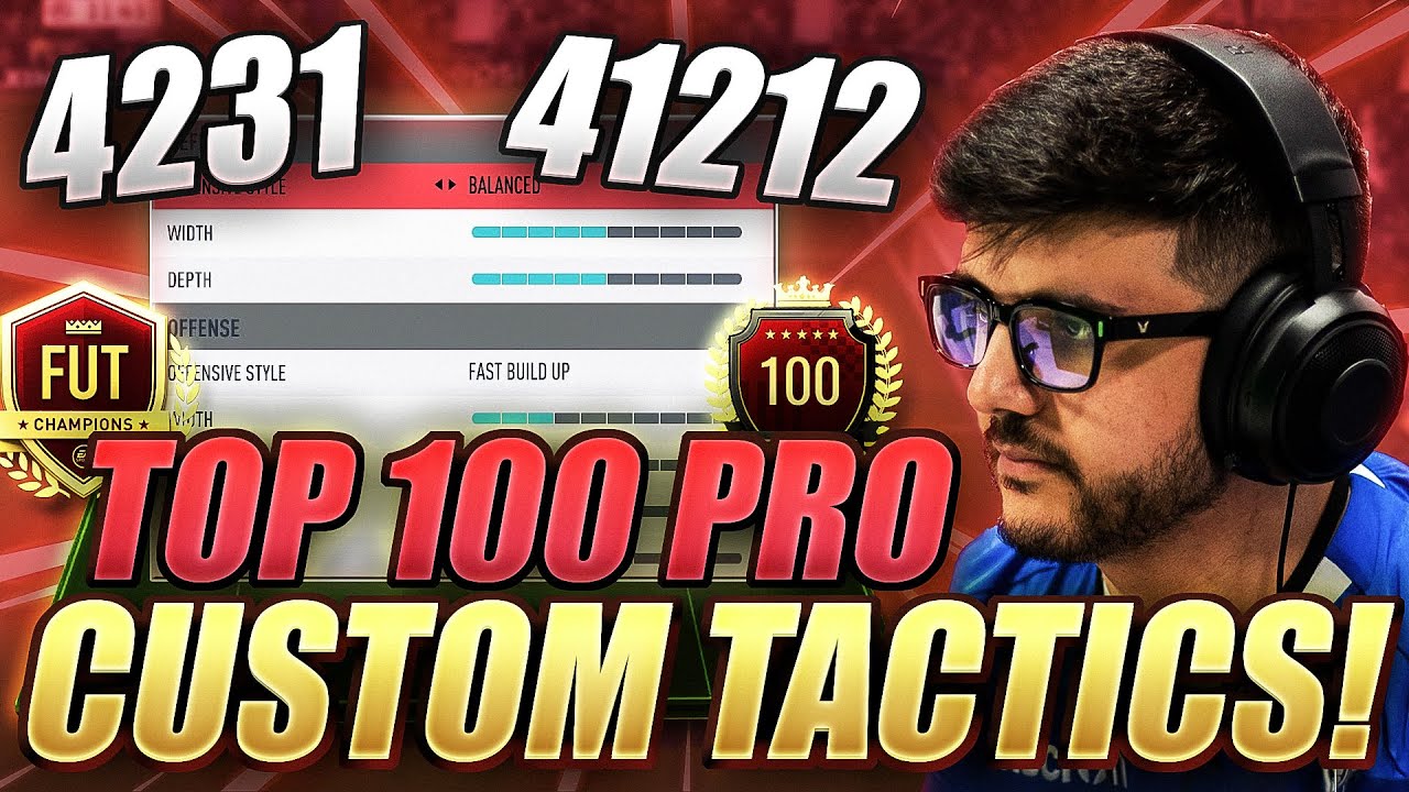 UPDATED PRO PLAYER TOP 100 CUSTOM TACTICS and INSTRUCTIONS ! (41212, 4231) - FIFA 20 Ultimate team