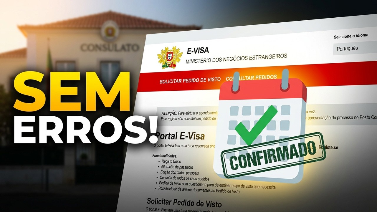 “Como Fazer Agendamento Nacional no Site Oficial de Portugal (Passo a Passo)”