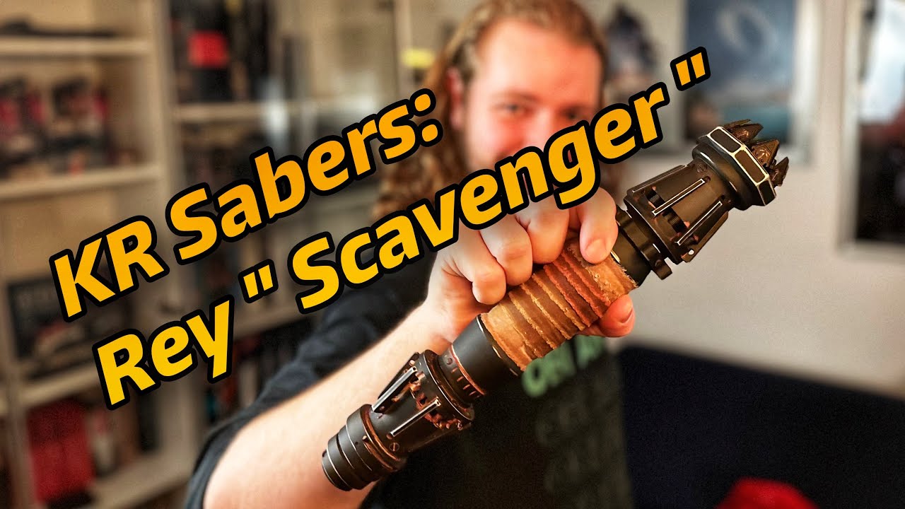 KR Sabers: Rey Scavenger Hilt ( this looks like a movie prop )