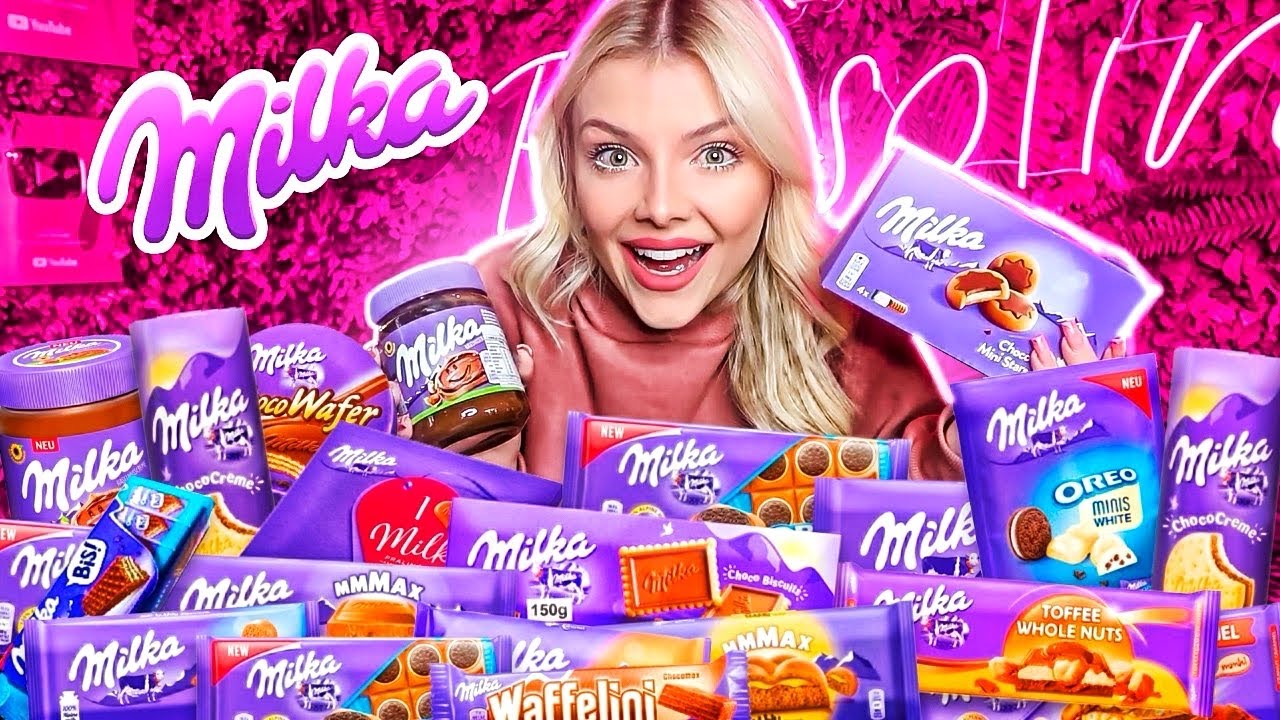 PROVANDO TODOS OS TIPOS DE MILKA DO MUNDO!