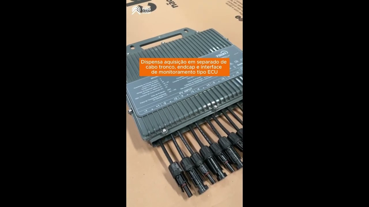Microinversor Solar Tsun 3kW 6MPPTs com WiFi - MP3000