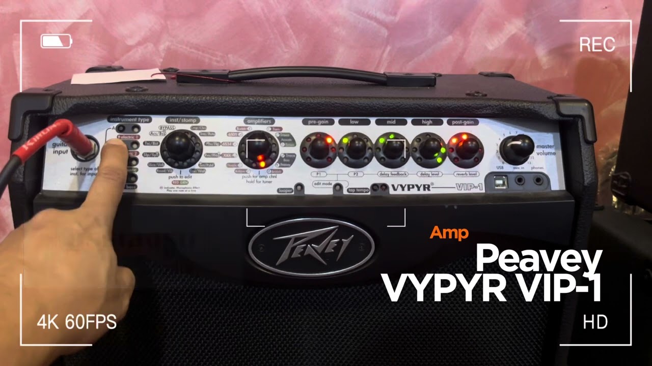 รีวิว amp peavey vypyr การใช้งานเบื้องต้น by pizzy nu
