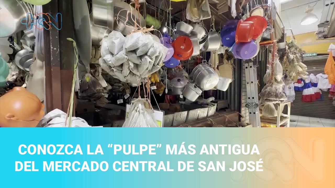 Conozca la “pulpe” más antigua del Mercado Central de San José