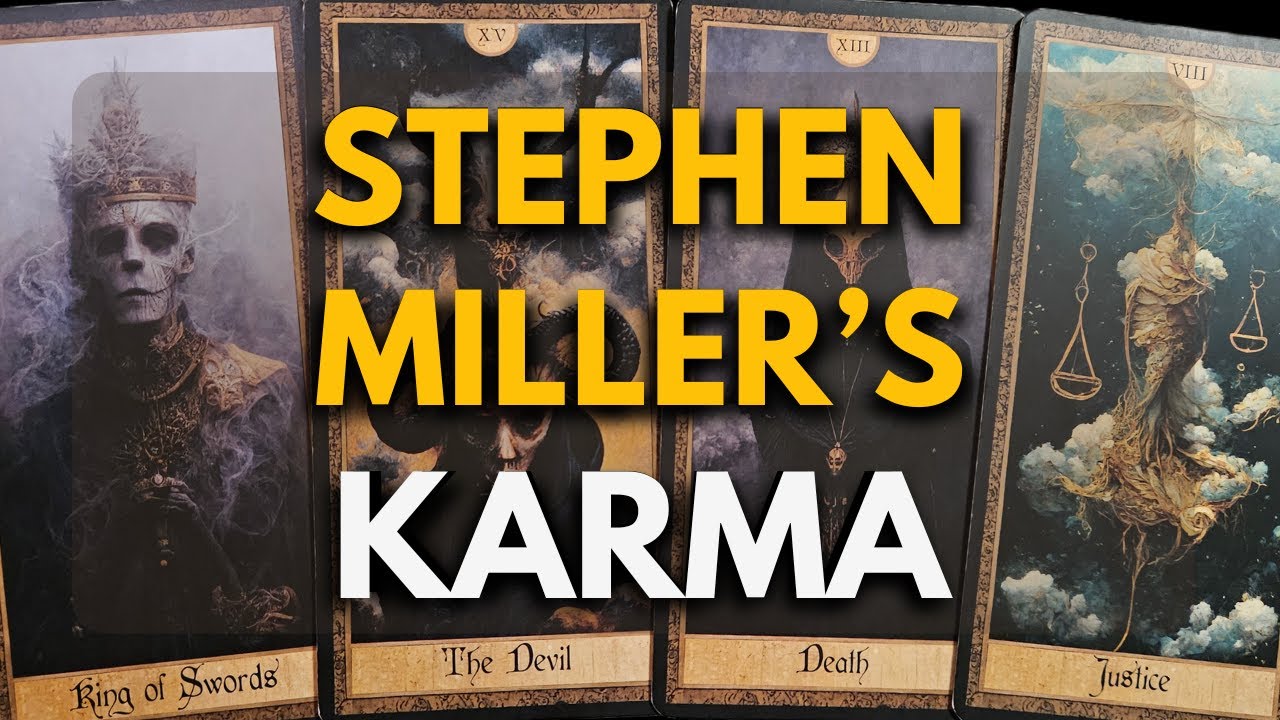 Stephen Miller&rsquo;s KARMA Is Closing In 👁️ | Shadow Tarot Reveals the Truth Behind His Power