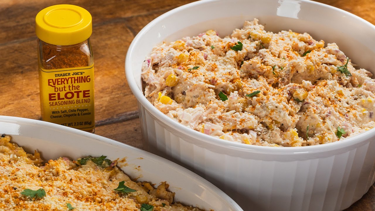 STREET CORN (ELOTE) CHICKEN SALAD: Served Hot or Cold, This Viewer Recipe is a Winner