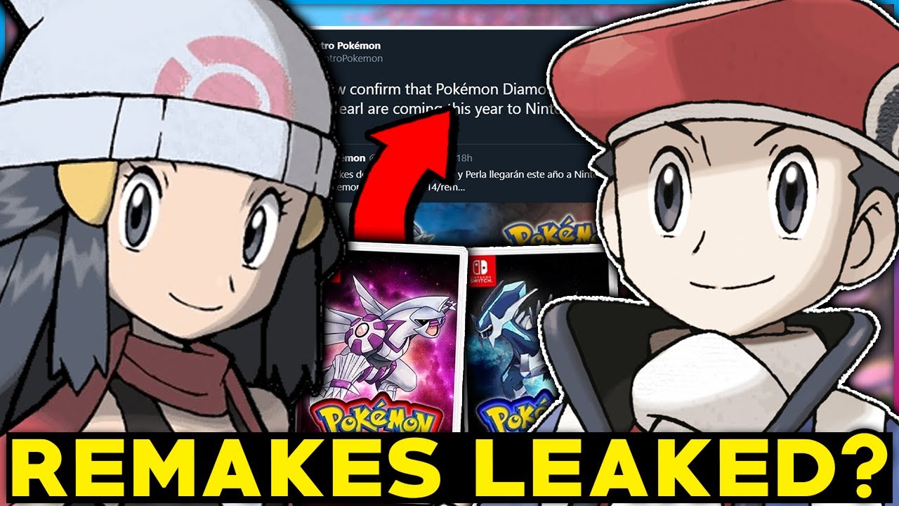 POKEMON DIAMOND & PEARL REMAKES POTENTIALLY LEAKED?! Pokemon Legends? Pokemon 2021 News!