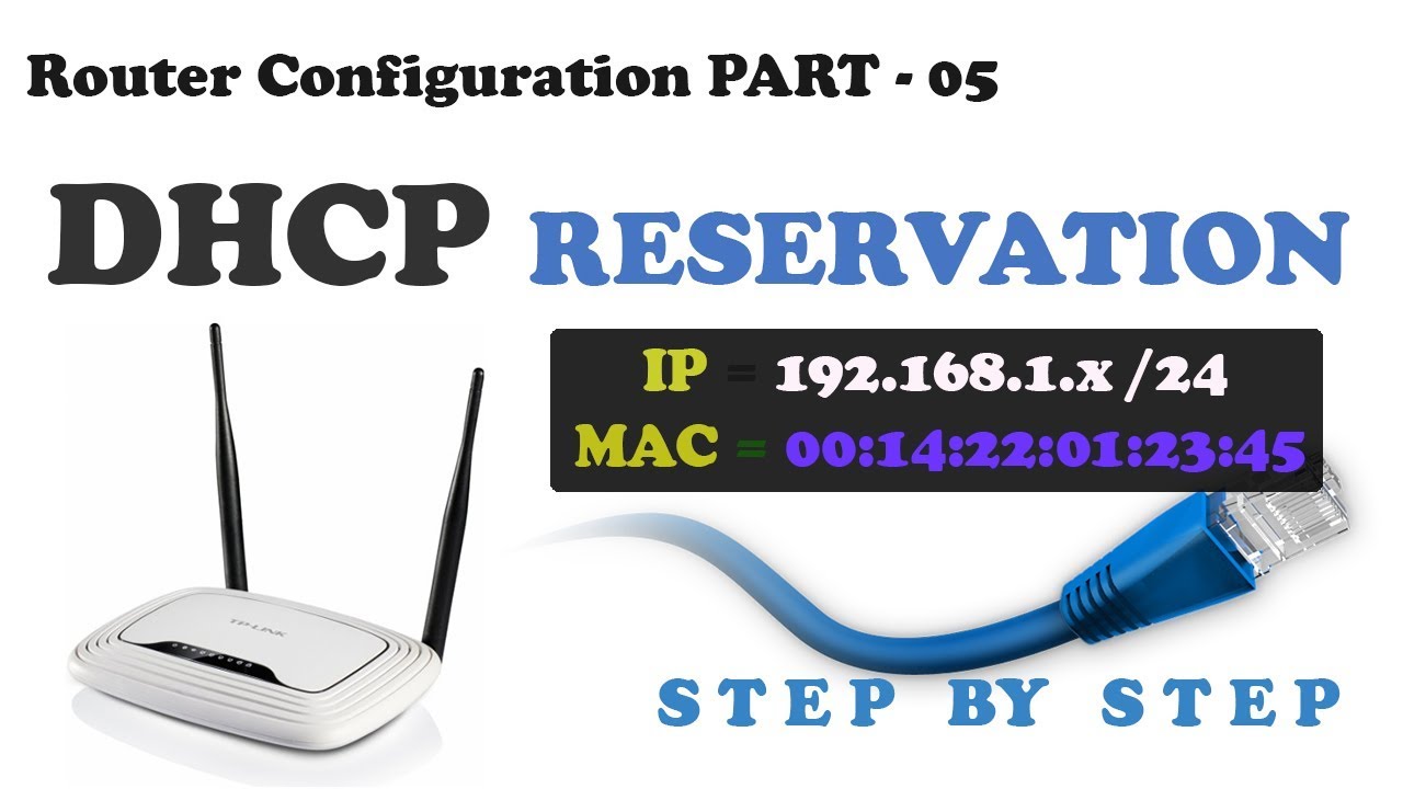 How to configure DHCP address reservation on TP Link Router