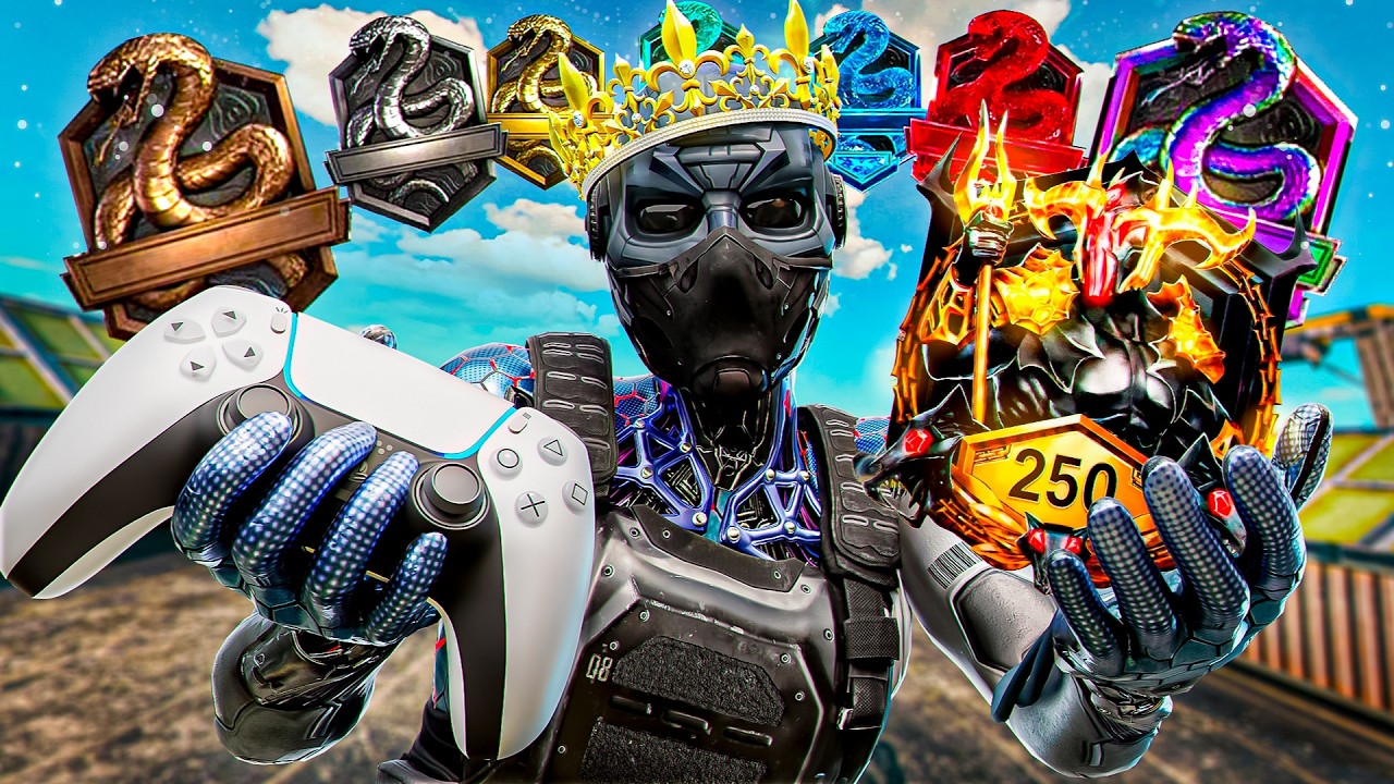 como eu peguei TOP 250 na RANKED do WARZONE *contra HACKERS*