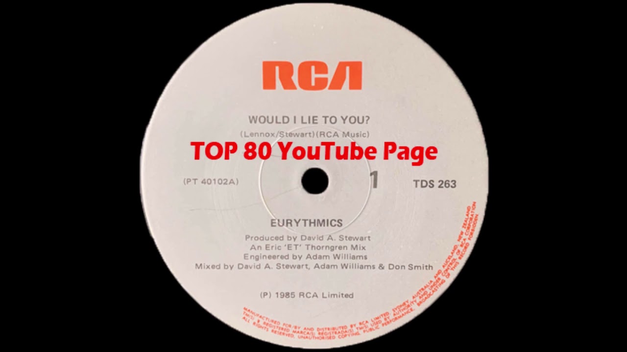 Eurythmics - Would I Lie To You (A Eric 