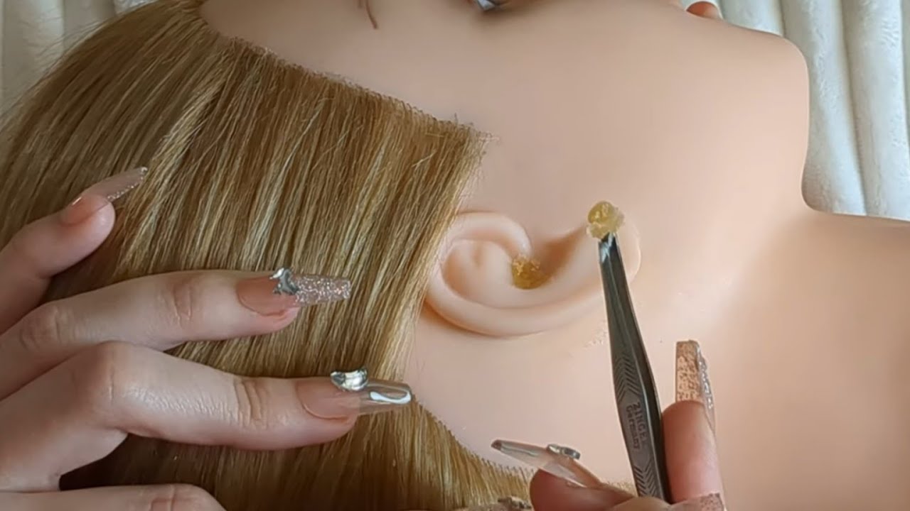 Deep Ear Cleaning ASMR 🧼 | Satisfying Earwax Removal Sounds |2ver. Inaudible Whisper / No Talking|