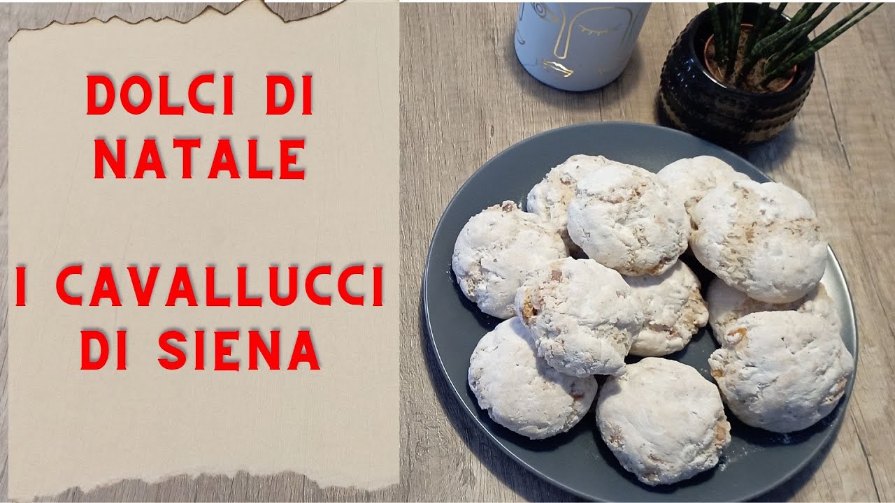 Dolci di Natale I cavallucci toscani di Siena la ricetta originale in pochi minuti