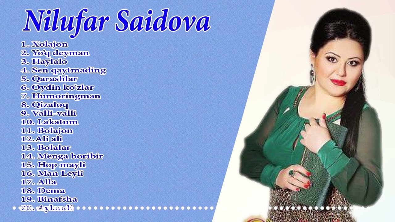 Nilufar Saidova-Qo'shiqlar to'plami