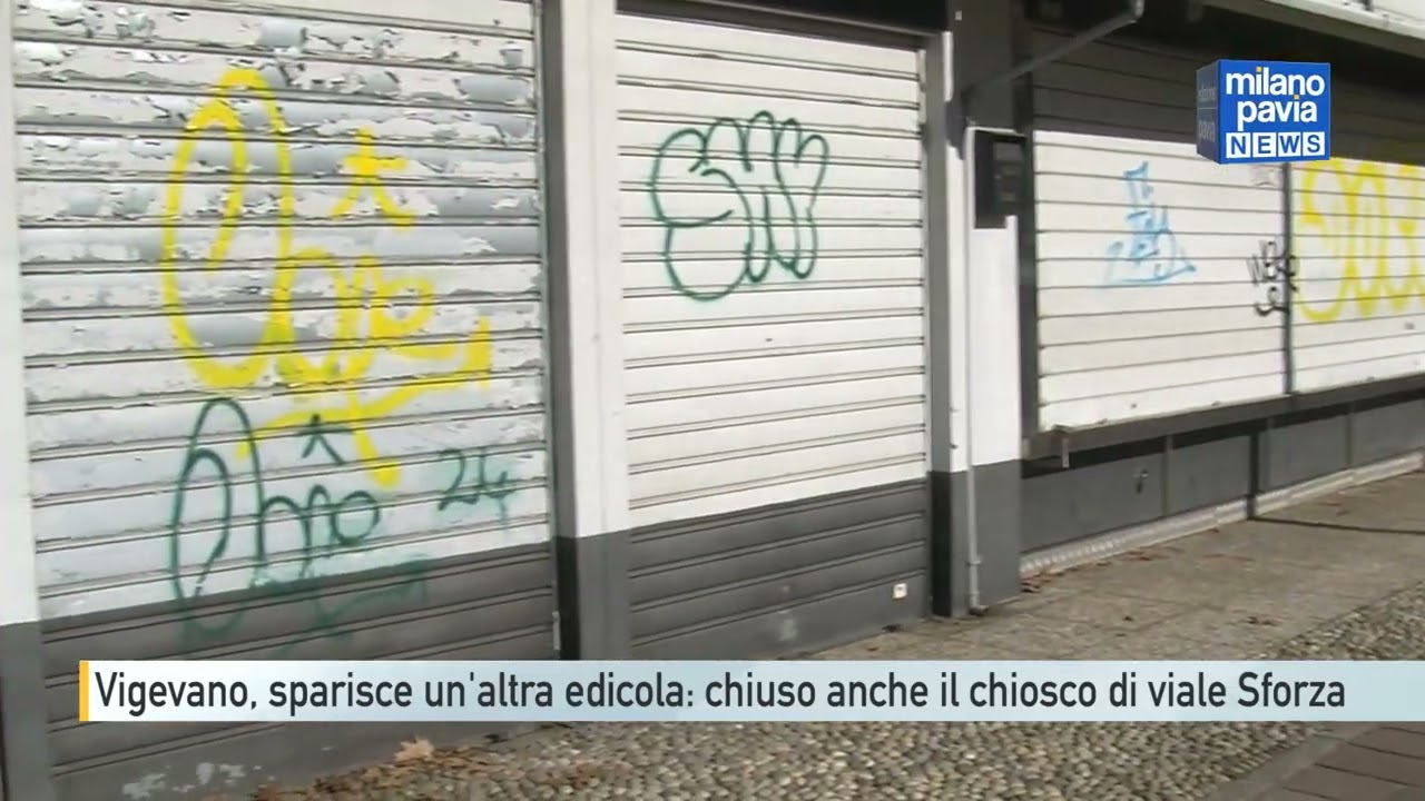 Vigevano, chiusa anche l'edicola di Viale Sforza: tempi difficili per chi vende i giornali