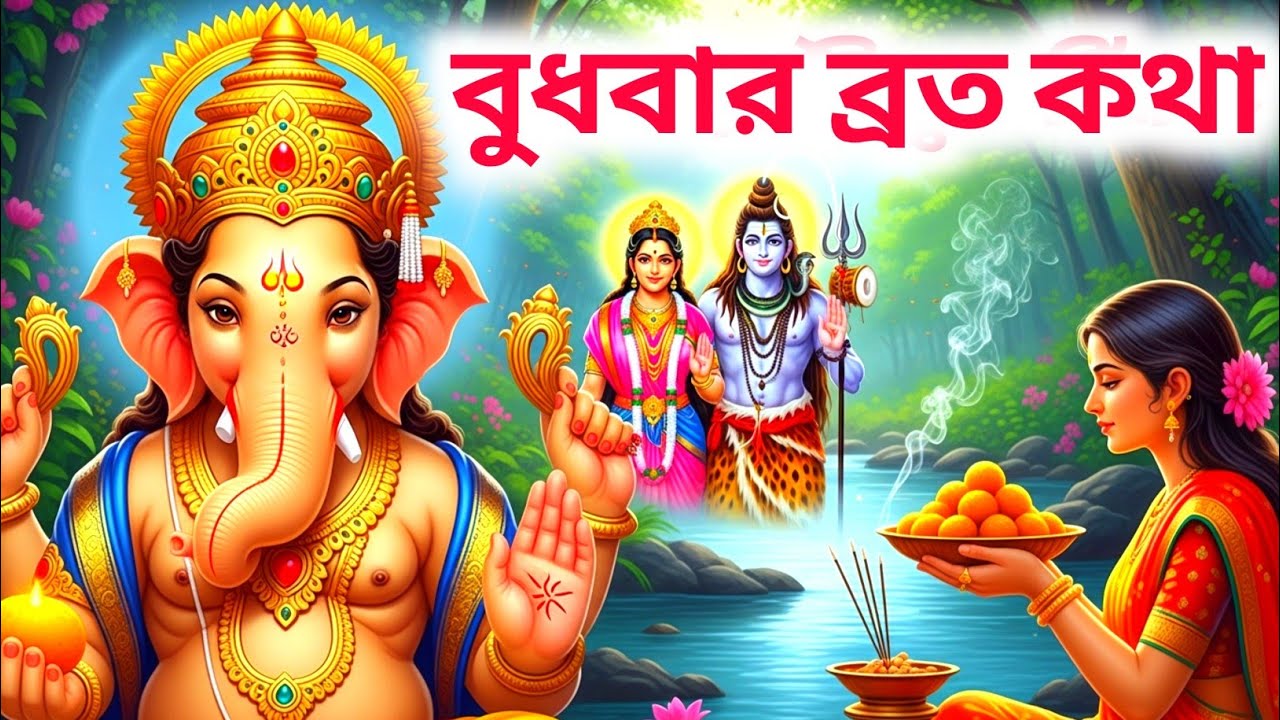 বুধবারে জন্মানো কন্যার রহস্য | বুধবার ব্রত কথা| Budhwar Vrat Katha | Ganesh ji ki katha | bhakti 