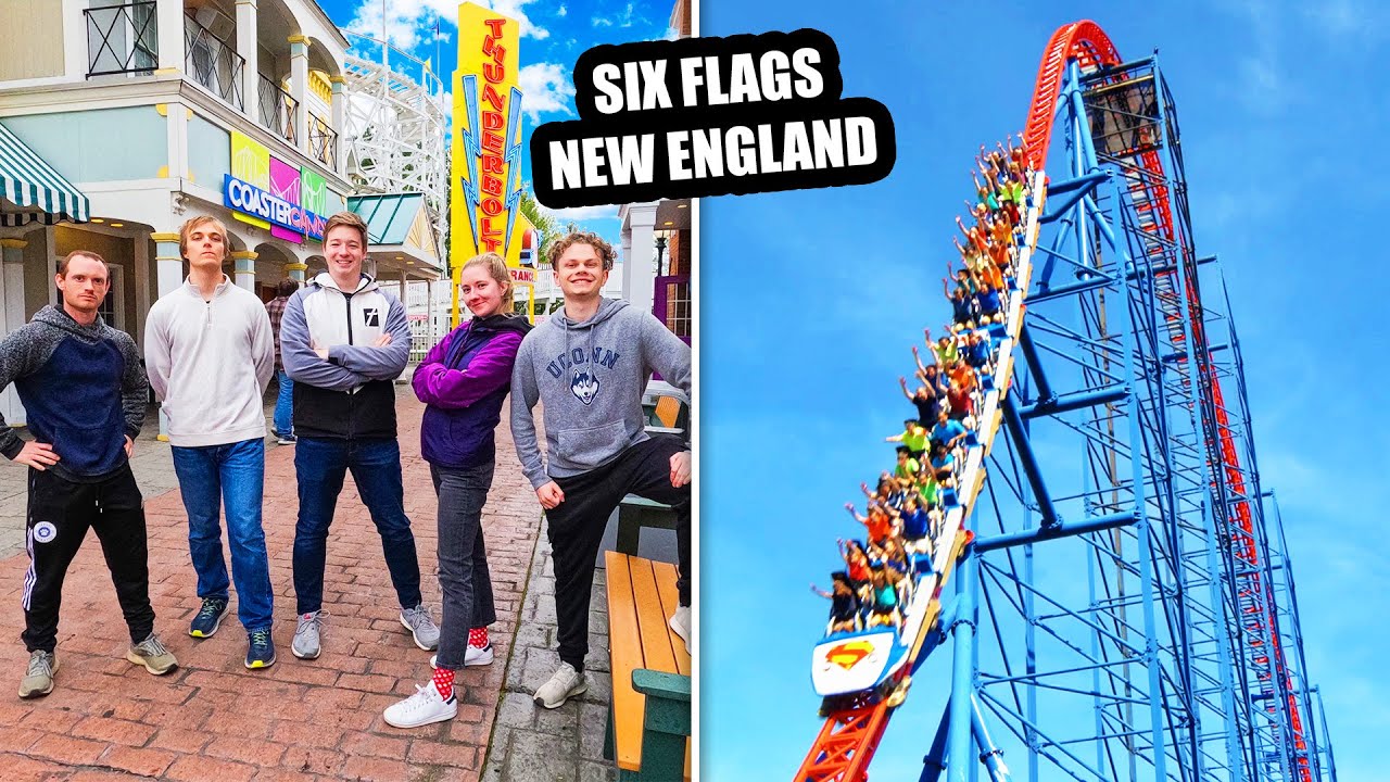 FUN DAY AT SIX FLAGS NEW ENGLAND