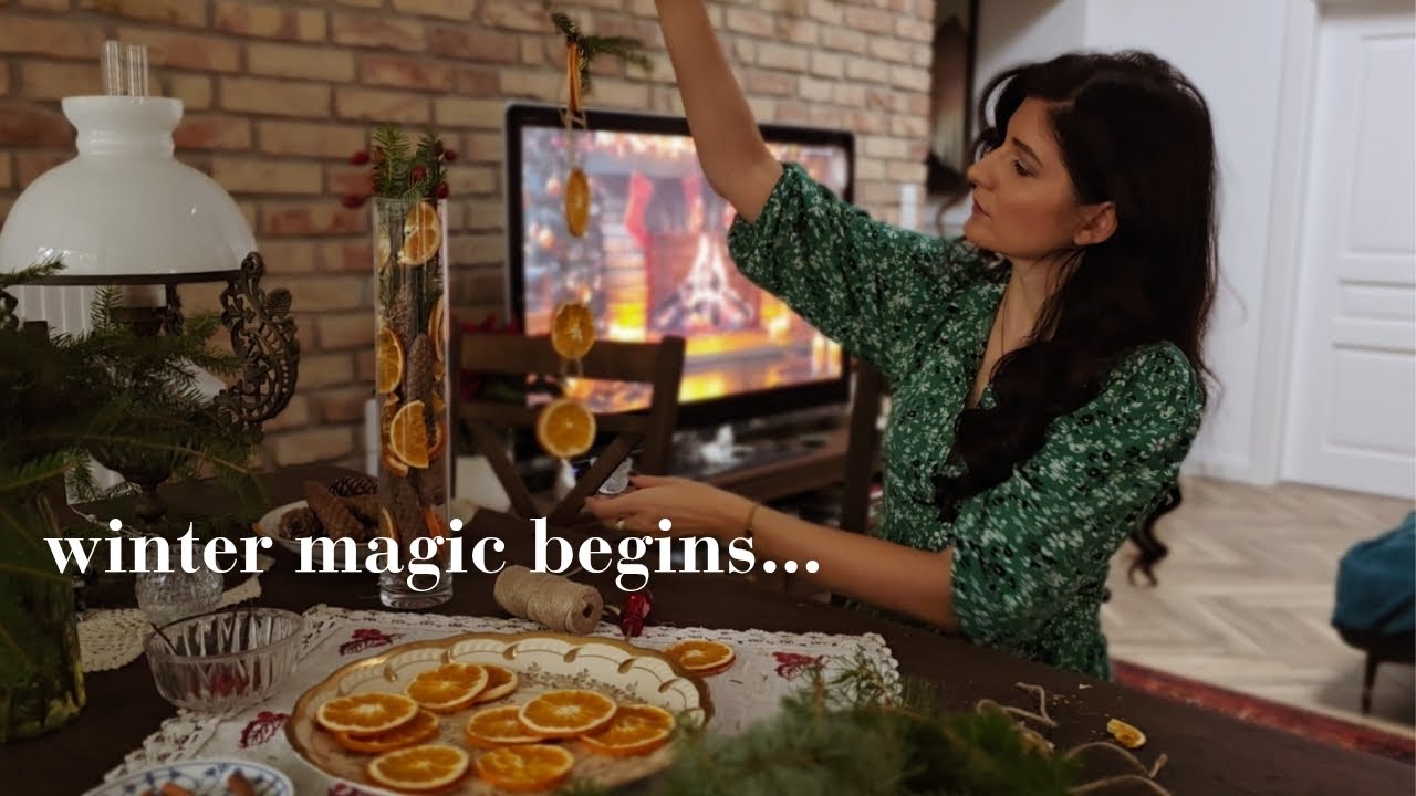 A Cozy Winter Magic at Home: Nature-Inspired Crafts & Homemade Treats