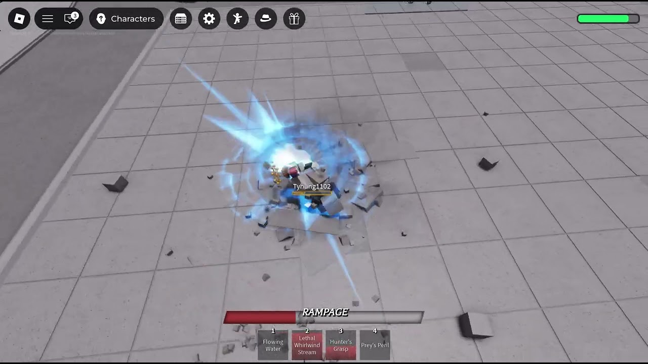 Me 1v1ing my friend in TSB