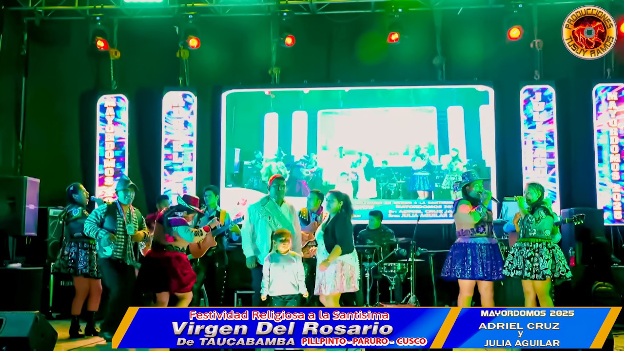 FLOR DE CAPULI en festividad Religiosa a VIRGEN DEL ROSARIO DE TAUCABAMBA 2025