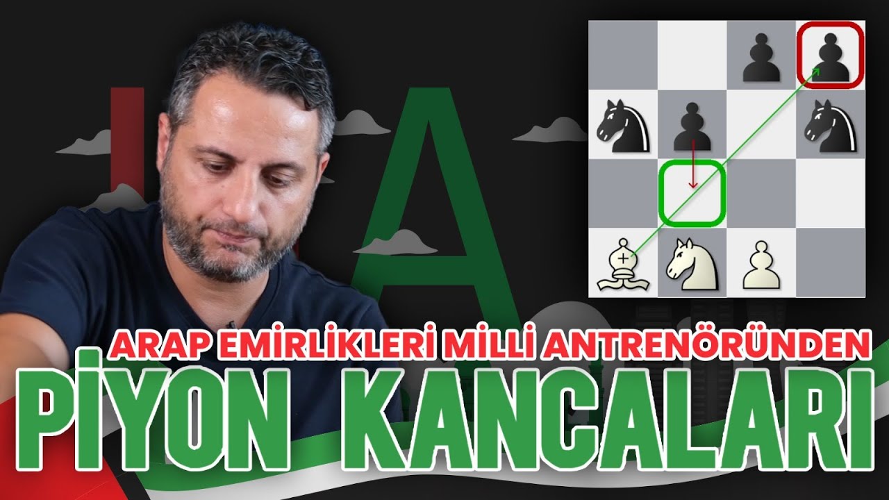 Atak Satran&ccedil; - Piyon Kancaları! | GM Mert Erdoğdu