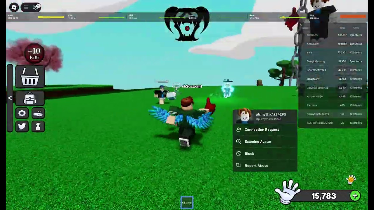 hacker fly (slap battles report)