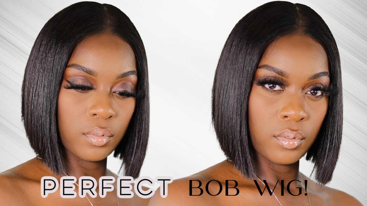 PERFECT BLUNT BOB WIG | Flawless Pre-Plucked Hairline, Pre-Bleached Knots | OMGHerHair