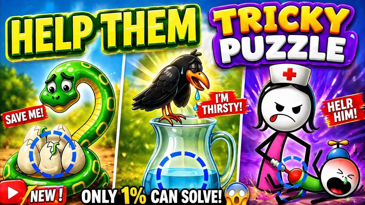 Tricky puzzle vs brainउनकी मदद करो test challenge gameplay | #tricks #puzzle #braintest #challenge
