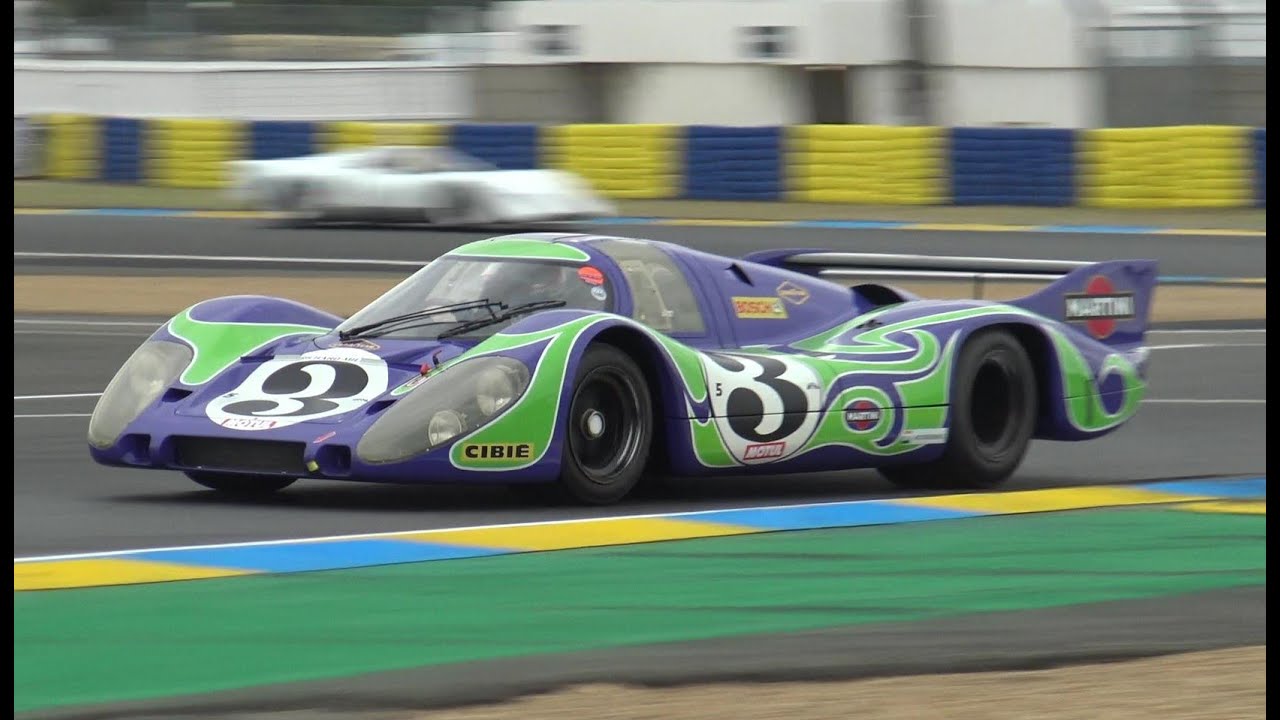 3x Porsche 917 in Le Mans Classic 2023 : Flat 12 Pure Sound !  [HD]