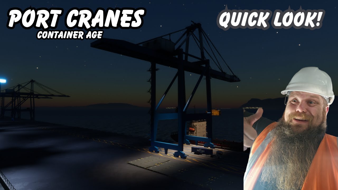 Port Cranes 🚢: Container Age 📦, Port Crane Simulator 🏗️