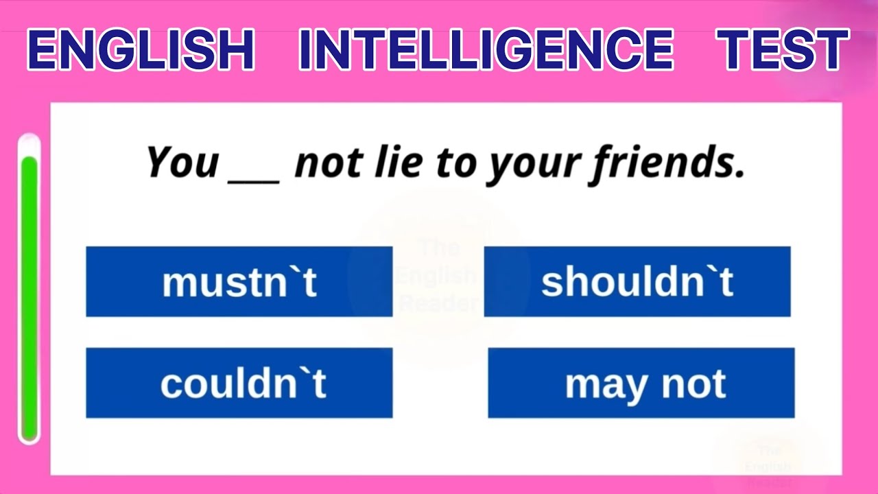 English Modals Quiz 💡 | Must, Should, Can, May &ndash; Test Your Grammar Skills!