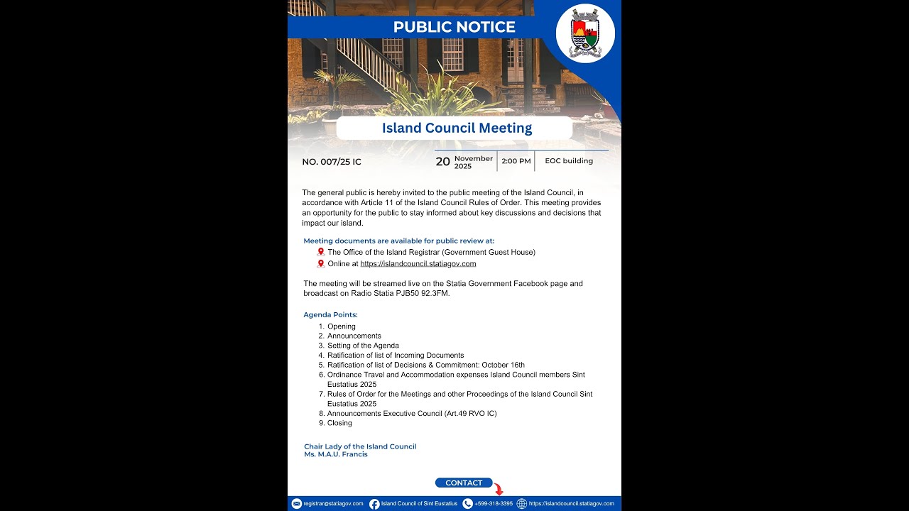 Island Council Meeting 20 November 2025