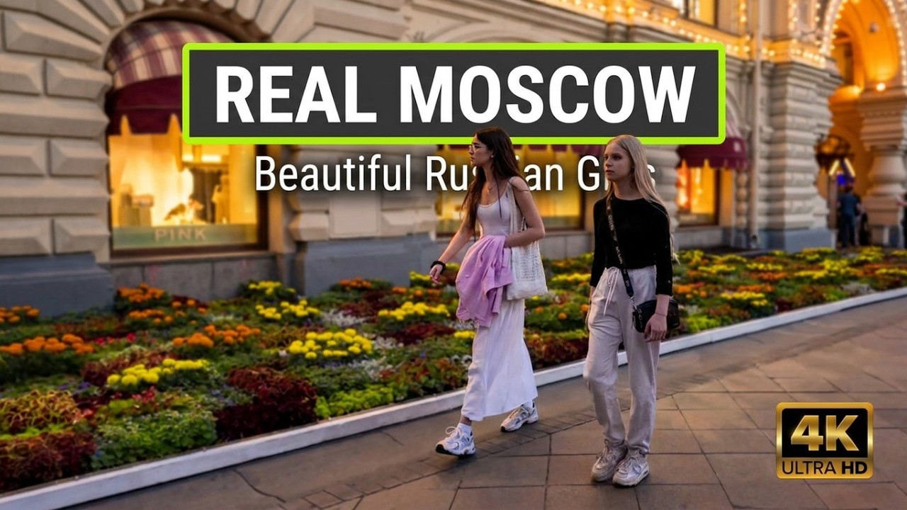 Exploring Real Moscow 🔥City Life Spirit On An Excited 4K Walk | Beautiful Russian Girls