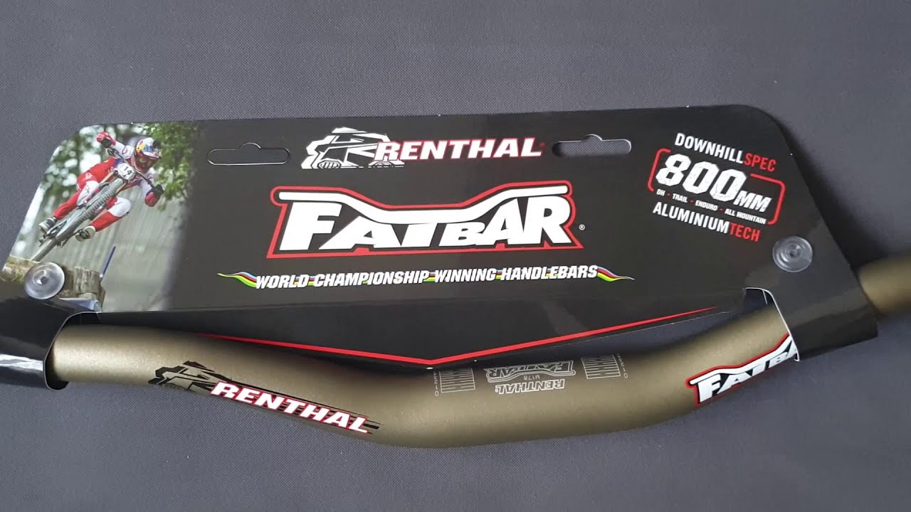Renthal Fatbar MTB  Handlebar (Downhill Spec 800mm Riser 40mm)