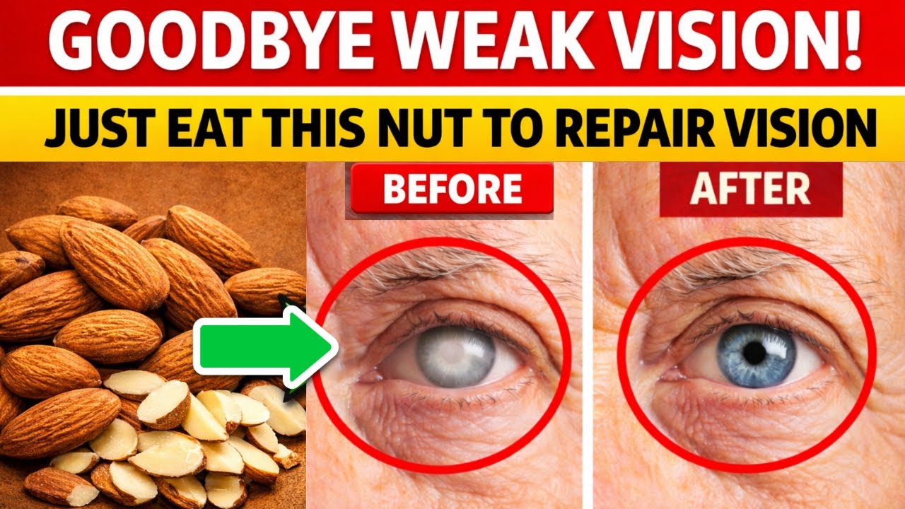 Seniors: Eat These 4 Nuts Before Bed to Restore Clear Vision Naturally