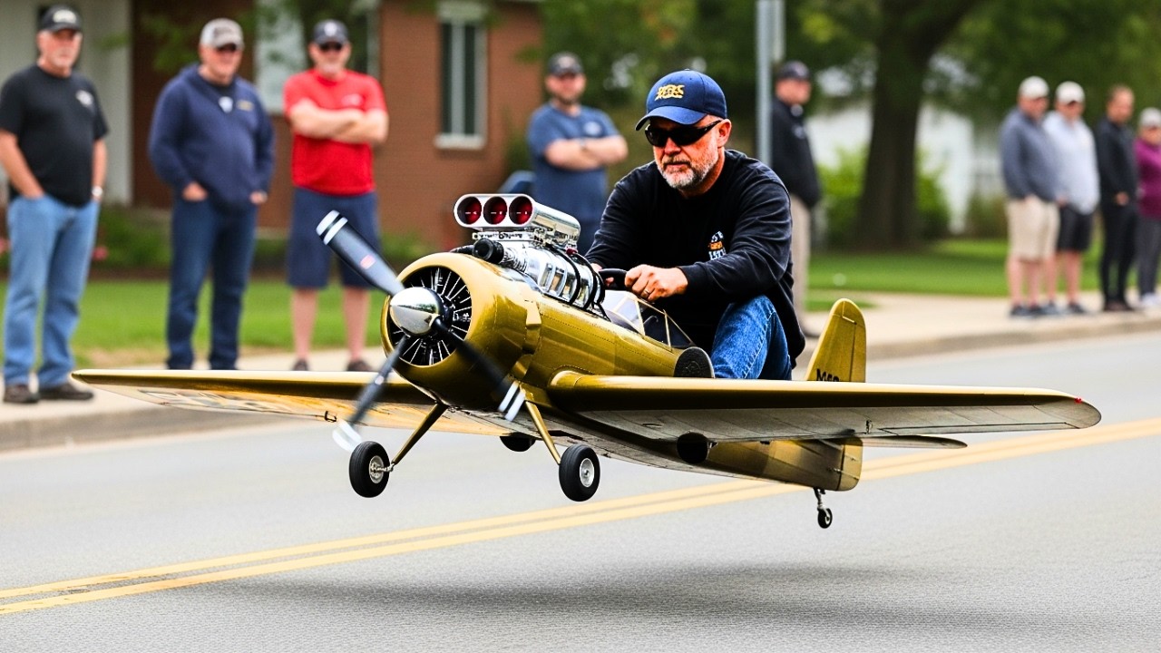 Aviões RC com Motores Reais que são Muito Rápidos!
