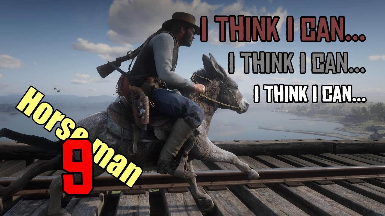 Horseman 9 on a Donkey - Van Horn to Blackwater in 17 mins : Red Dead Redemption 2