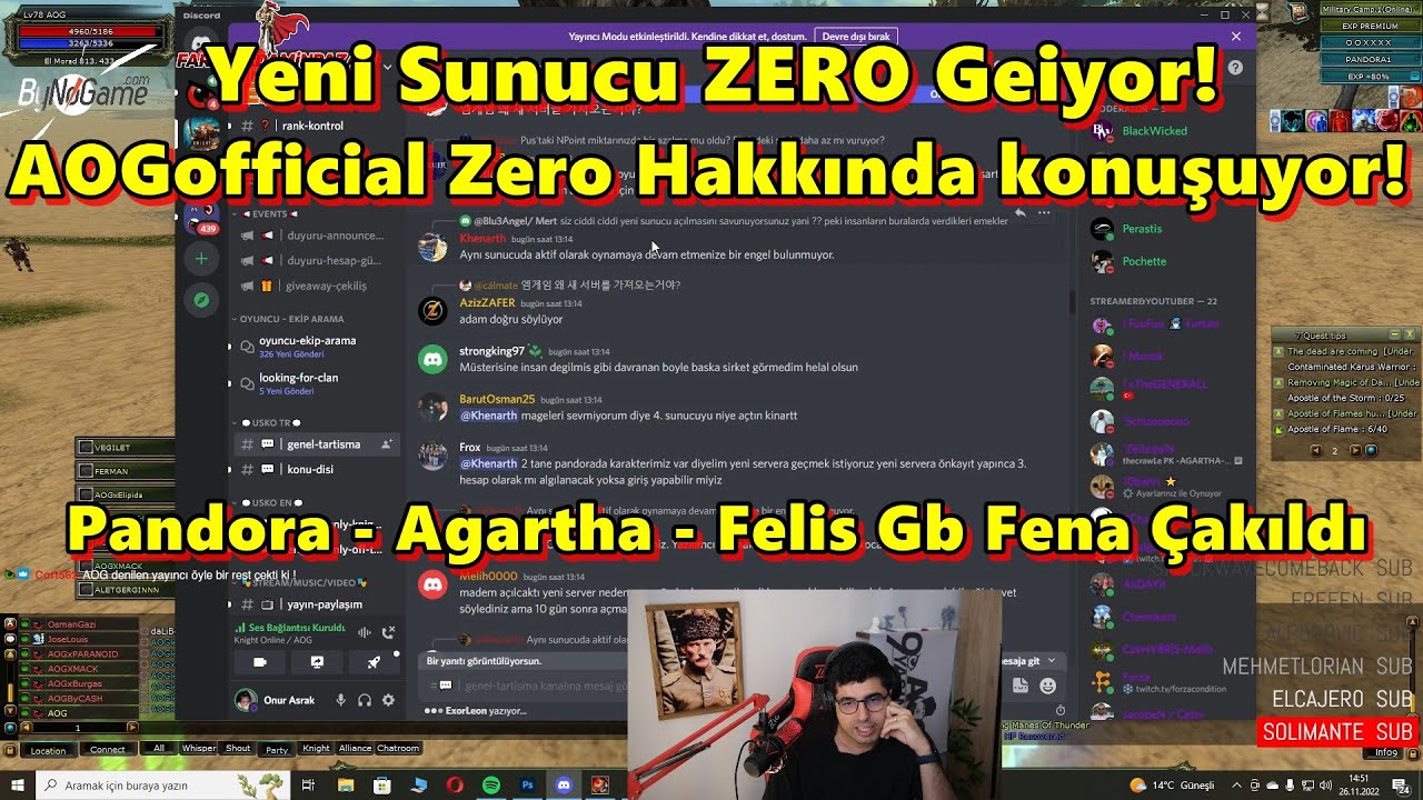 AOGOfficial | Yeni Sunucu Zero Piyasaları Alt &Uuml;st Etti! Knight Online #knightonline #yenisunucu