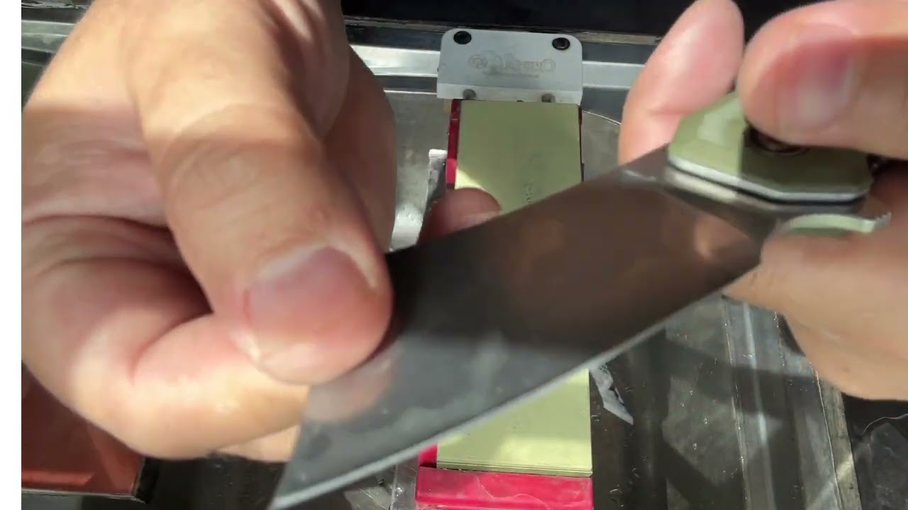 Sharpening Civivi Mini Mastodon (9Cr18MoV) | Cheefarcut Sintered Diamond + Naniwa 800 Finish