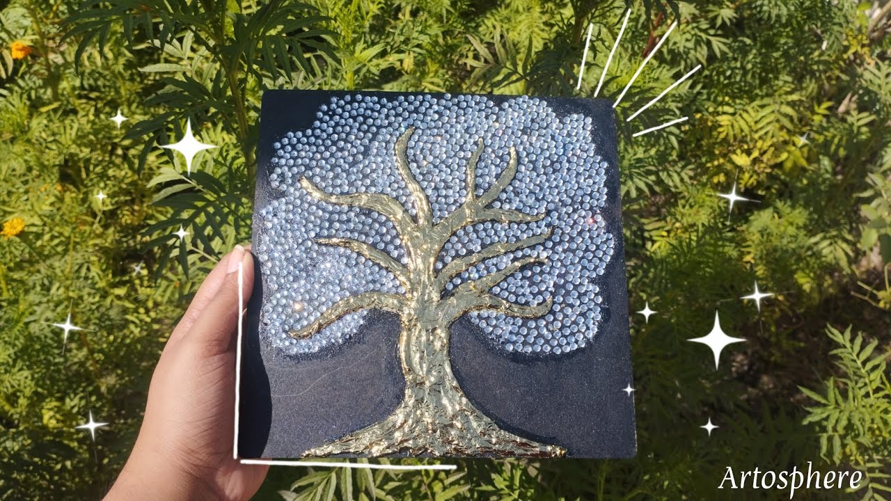 Aesthetic Tree Art for Modern Home Décor✨Textured Tree Art on Canvas | Elegant Home Décor ✨