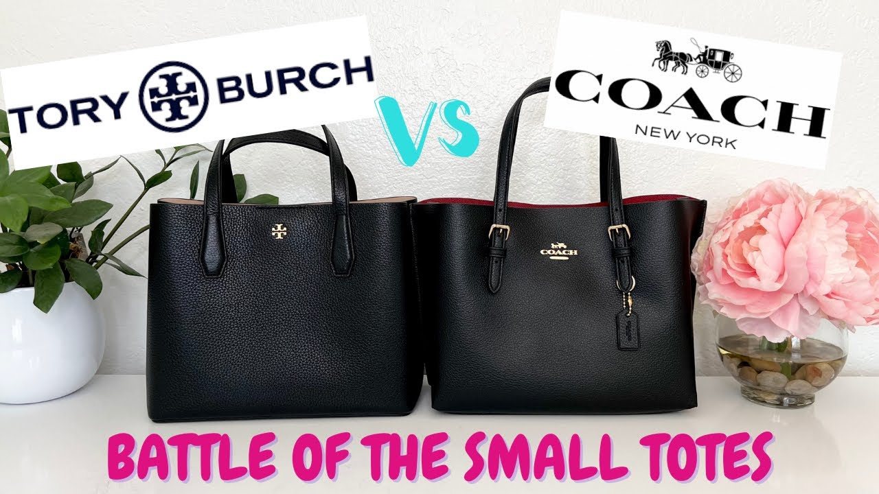 Battle of the Small Totes | Tory Burch Blake Small Tote vs Coach Mollie Tote 25 | Comparison Review