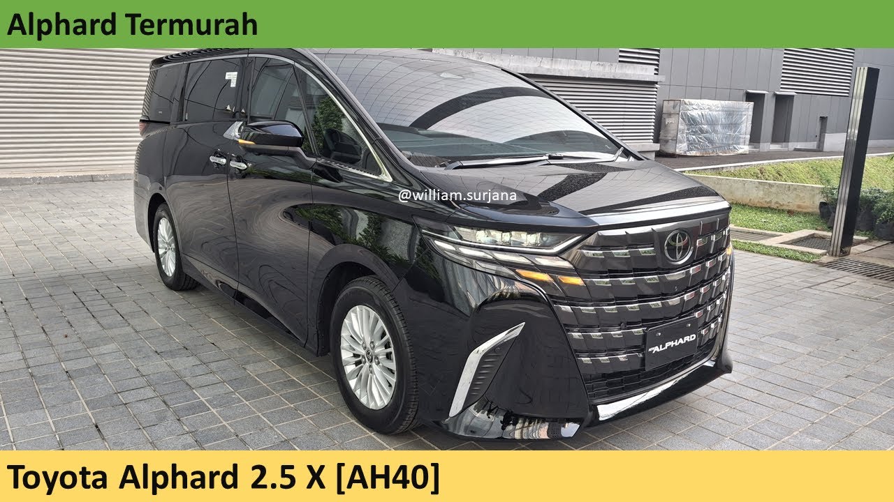 Toyota Alphard 2.5 X [AH40] review - Indonesia
