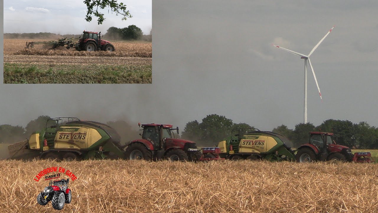 Hennepstro persen met Krone case Loonbedrijf: Stevens Wildervank #oostgroningen  #farmer