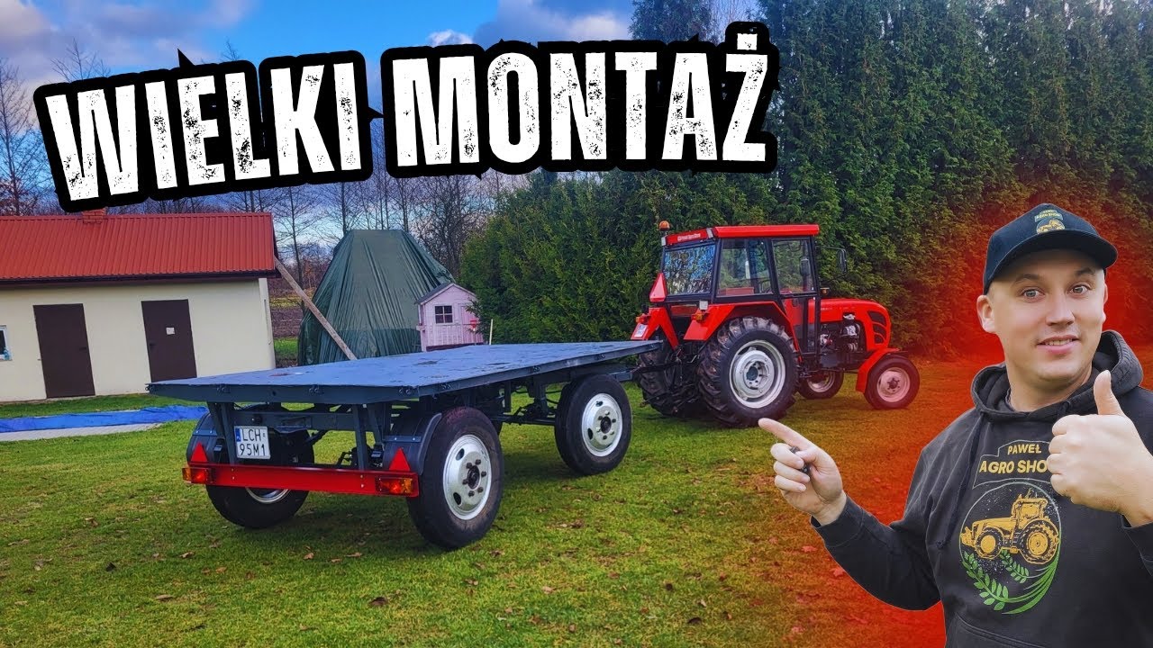 Wielka przeróbka przyczepy - Nowa pneumatyka i elektryka