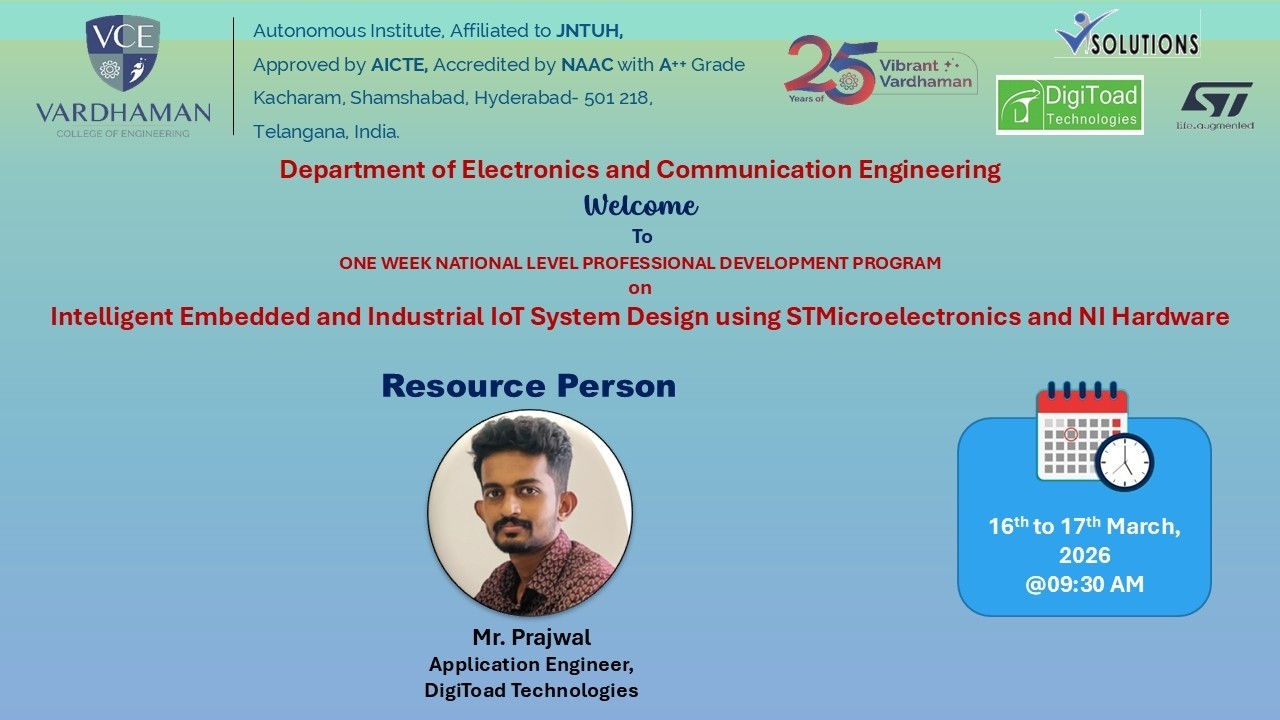 One-Week National Level Professional Development Program
