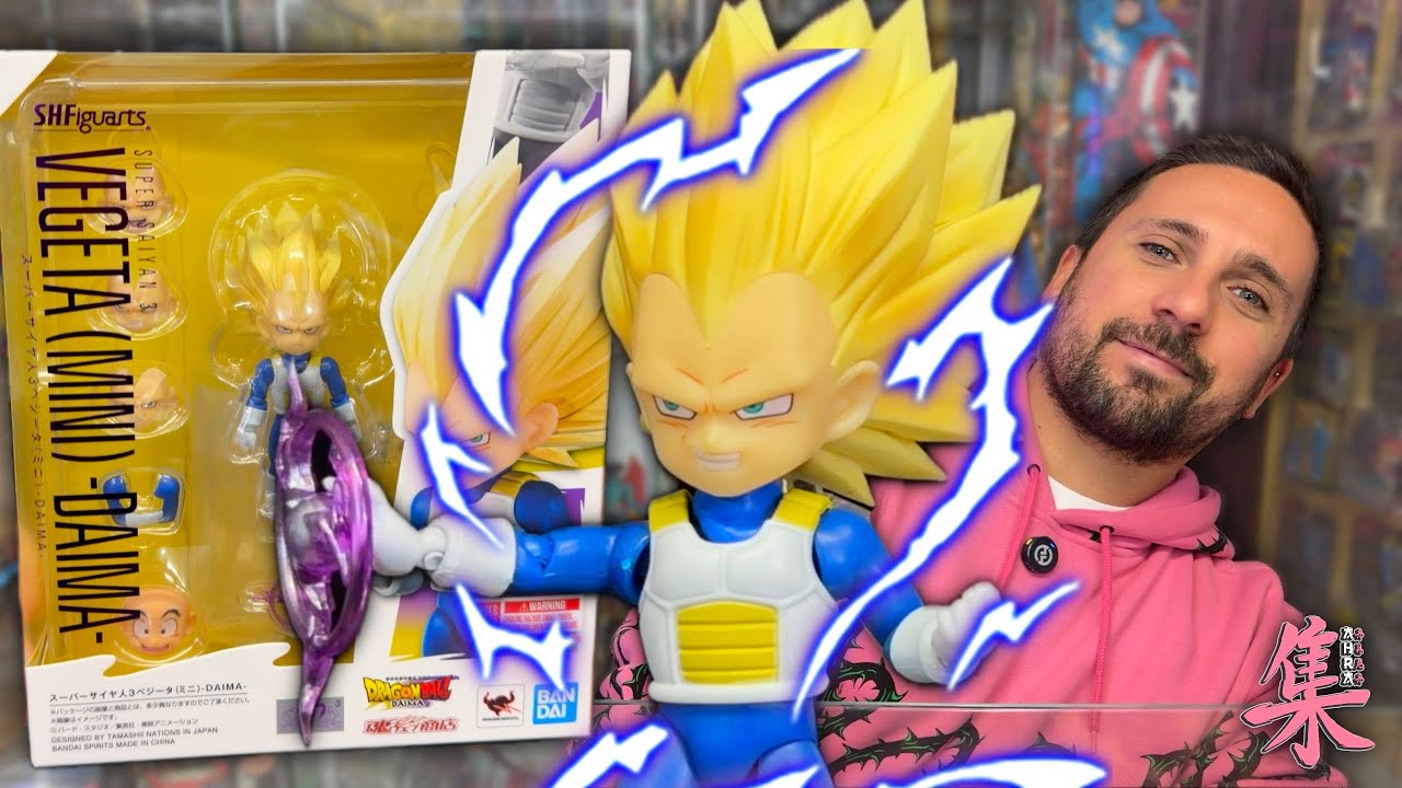 CHI SE LO ASPETTAVA - Dragon Ball Daima S.H.Figuarts Super Saiyan 3 Vegeta Mini Bandai Action Figure