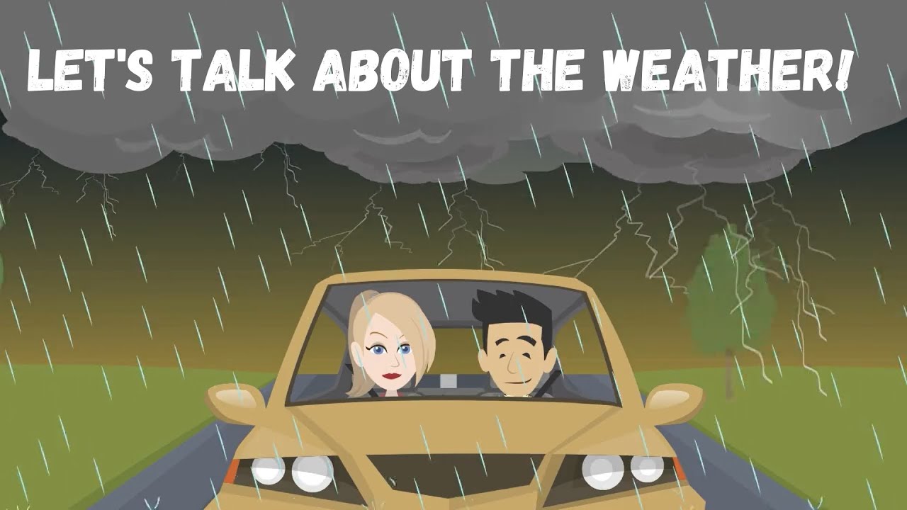 Talking about weather and seasons -  Learn English with conversation