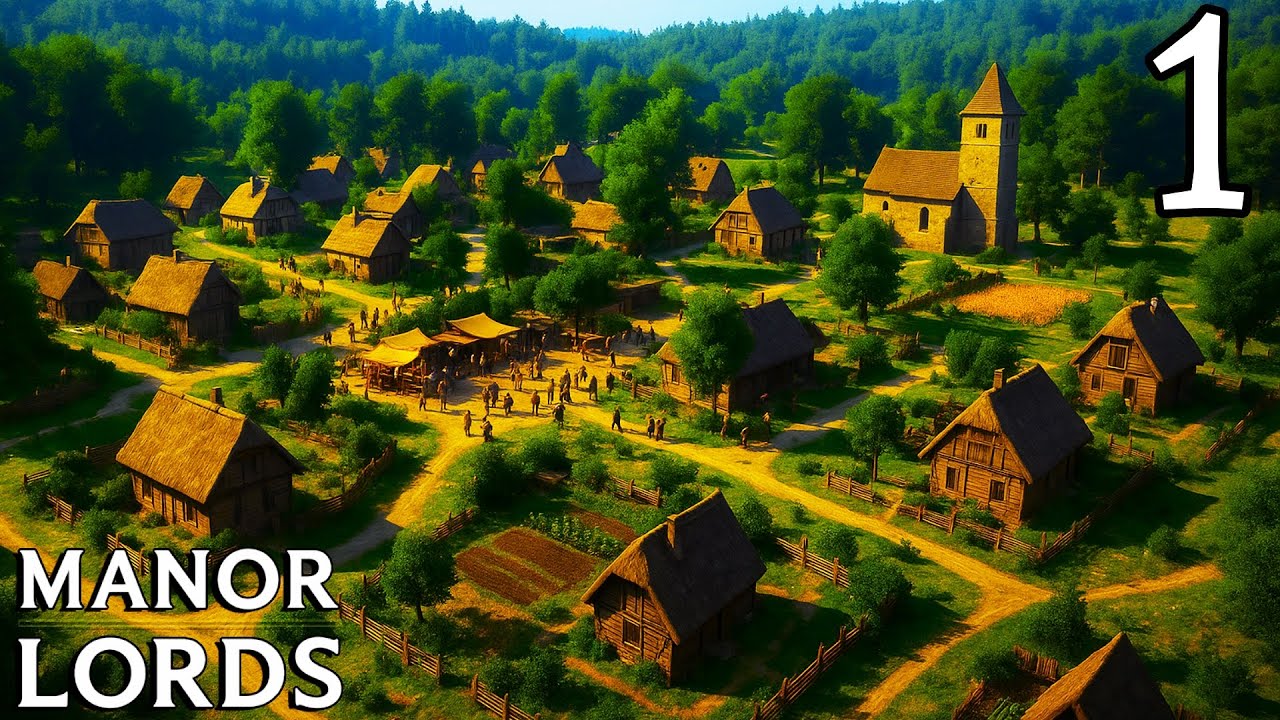 ZAČ&Aacute;TEK STŘEDOVĚK&Eacute;HO PANSTV&Iacute;! - Manor Lords CZ/SK Let's Play Gameplay #1