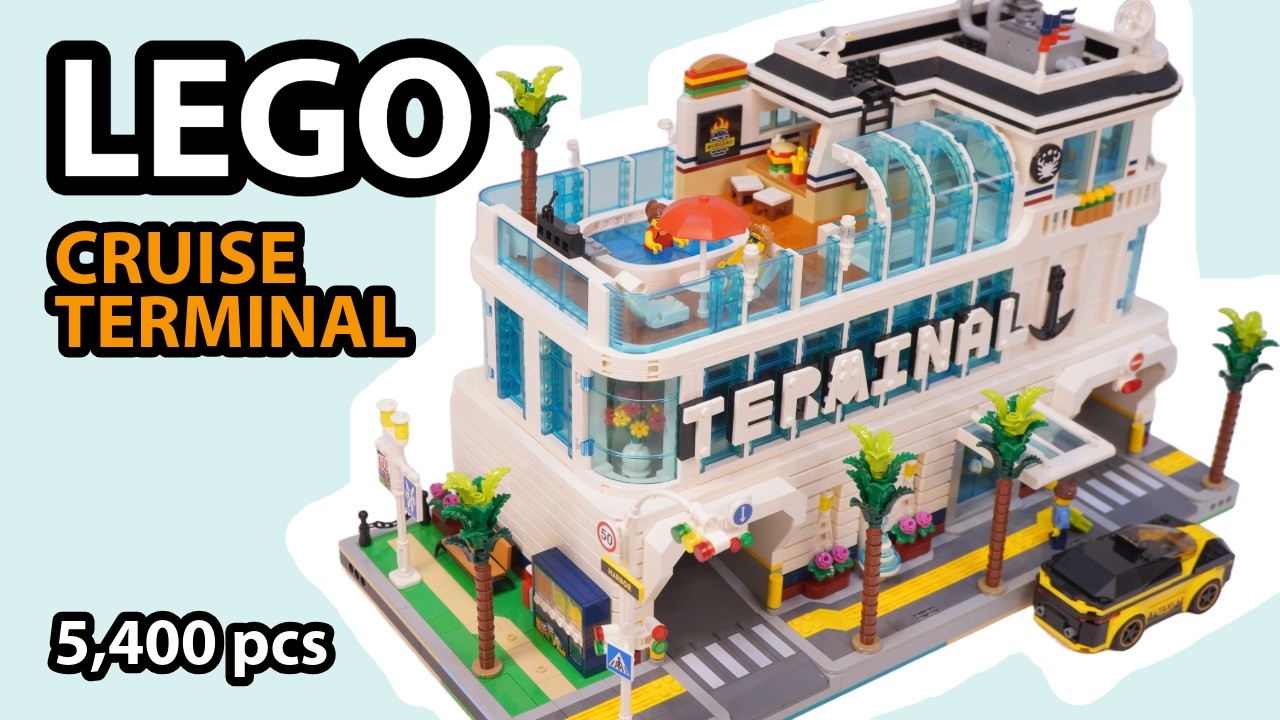 LEGO Cruise Terminal - Speed Build
