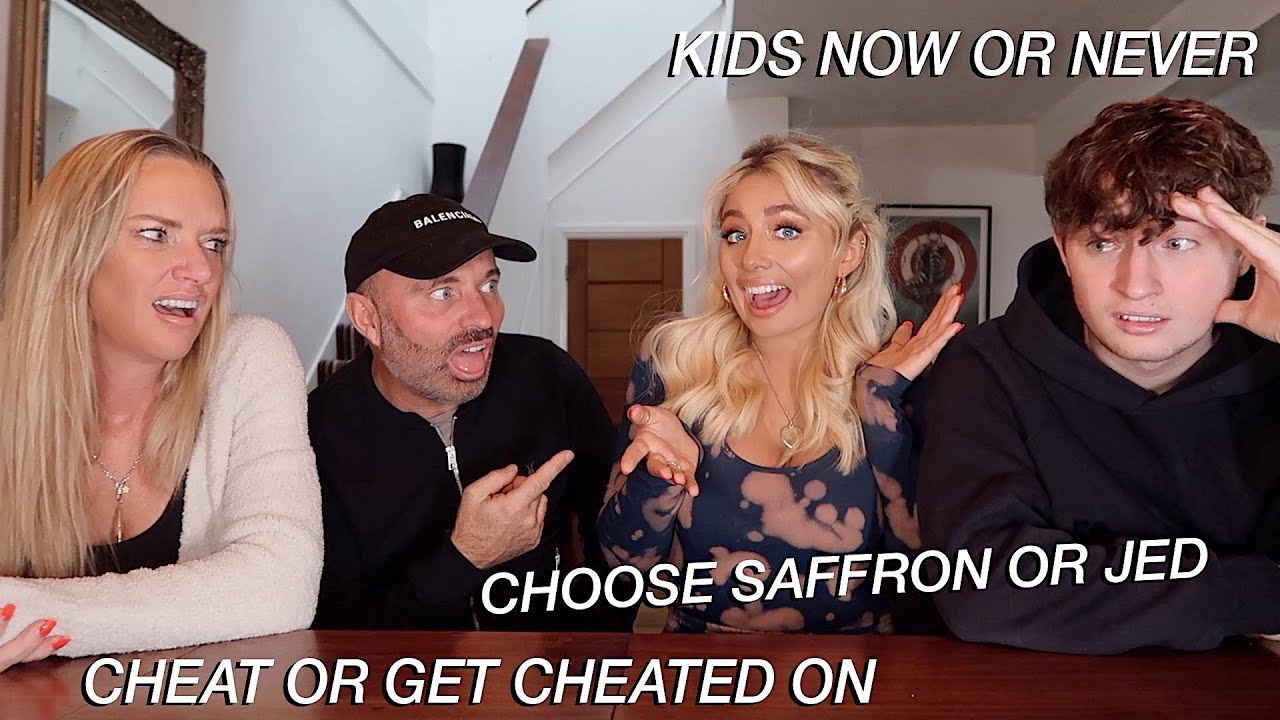 Would you rather?! Aka arguing with my family for 15 minutes straight .. | Saffron Barker