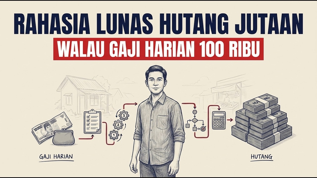 Strategi Lunas Hutang Jutaan bagi yang Pendapatan Harian Rp100 Ribu tanpa Gali Lubang Tutup Lubang