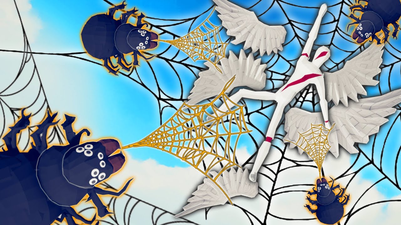 ALL UNIT in SPIDER WEB | TABS - Totally Accurate Battle Simulator